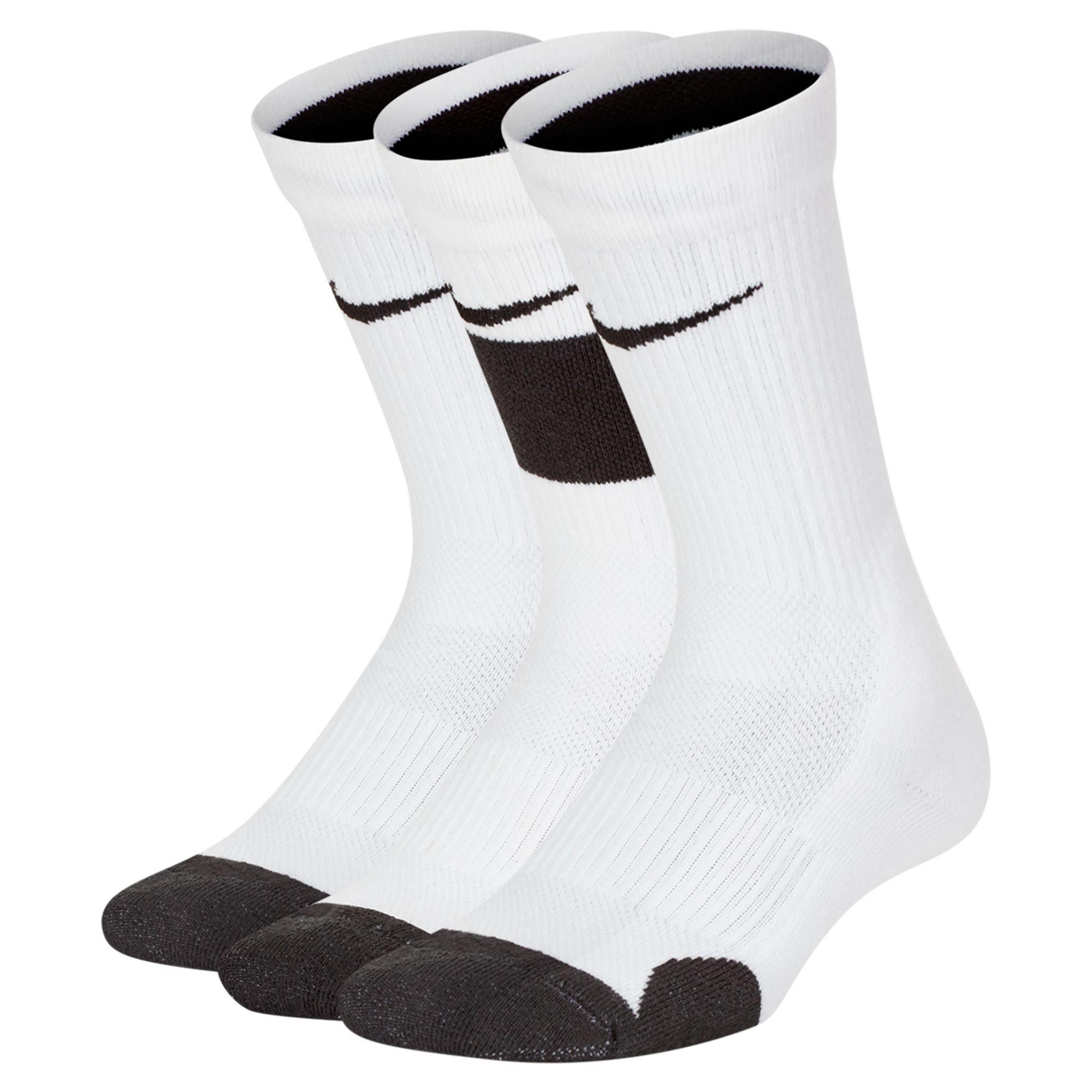 Nike Big Kids' Elite Basketball Crew Socks (3 Pairs)